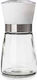 Homestyle Manual Glass Pepper Mill 13cm White