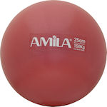 Amila Mini Μπάλα Pilates 25cm 0.2kg σε Κόκκινο Χρώμα