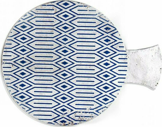 Zaros Pizza-Servierplatte mit Griff Beton 32x25.2x3cm 1Stück
