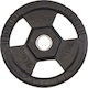 Toorx Scheibenset Olympischen Typs Gummierte 1 x 20kg Φ50mm mit Griffen