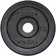 Toorx Set of Plates Rubber 1 x 15kg Φ25mm