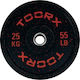 Toorx Olympic-Style Bumper Plate Rubber 1 x 25kg Φ50mm