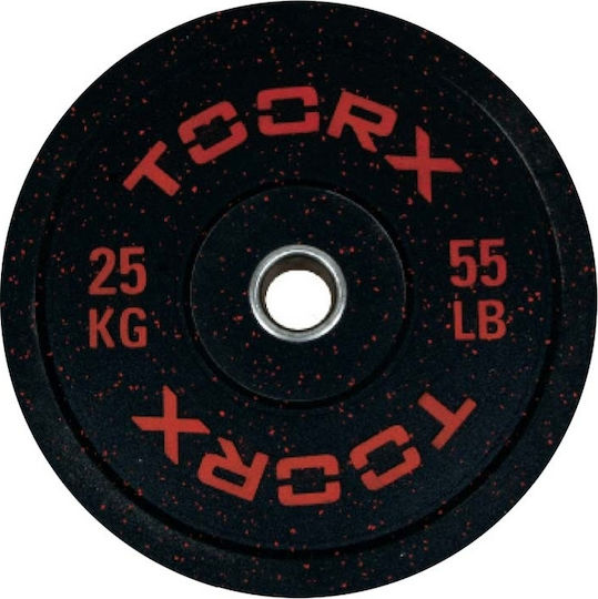 Toorx Olympic-Style Bumper Plate Rubber 1 x 25kg Φ50mm