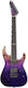 E-II M-II-7 Elektrische Gitarre Stratocaster mit HH Tonabnehmerkonfiguration Natural mit Tasche