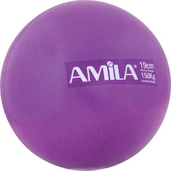 Amila 48436 Mini Pilates Ball 19cm 0.11kg Purple