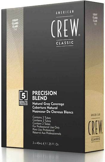 American Crew Precision Blend Toner 7-8 Light 3x40ml