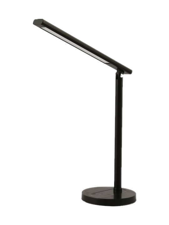 VK Lighting VK/04239 Φωτιστικό Γραφείου LED Αναδιπλούμενο σε Μαύρο Χρώμα