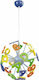 Rabalux Kids Metallic Chandelier Ceiling Light E14 Colorful 40W 40x40cm