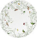 Raynaud Limoges Round Porcelain Decorative Platter Flat Cake Plate Histoire Naturelle White 31x31cm