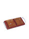 Karvounis Glass Dessert Divided Serving Tray with 2 Slots 2-Position Glass Ορντερβιέρα with Wooden Base Brown 34x16cm
