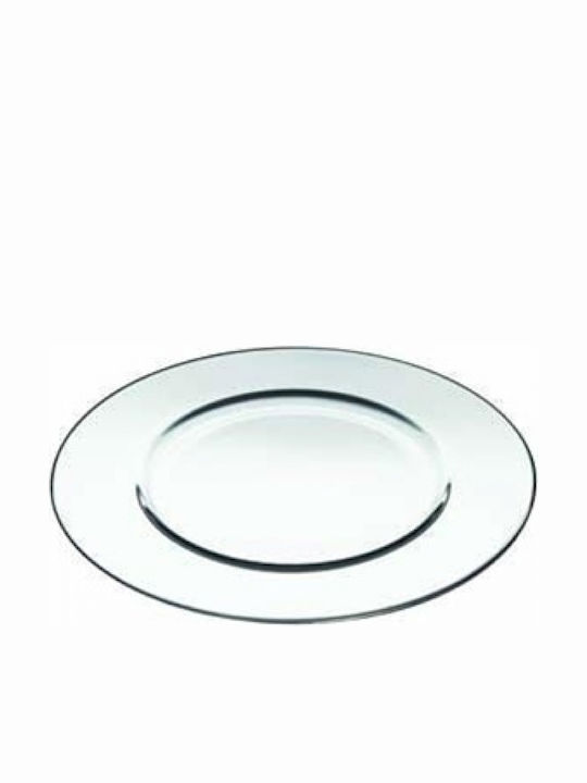 Espiel Round Glass Serving Platters Set FD Transparent Ø23cm 2pcs