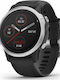 Garmin Fenix 6S 42mm Smartwatch mit Pulsmesser (Silver with Black Band)