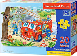 Παιδικό Puzzle Fire Brigade 20pcs για 4+ Ετών Castorland