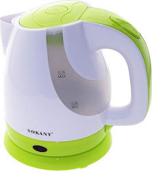 Sokany SDH-203 Kettle 900ml 1200W Green