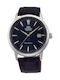 Orient Contemporary Men's Watch 42mm Automatic with Blue Leather Strap