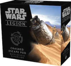 Fantasy Flight Разширение на Игра Star Wars Legion Crashed Escape Pod Battlefield за 2-4 Играчи 14+ Години