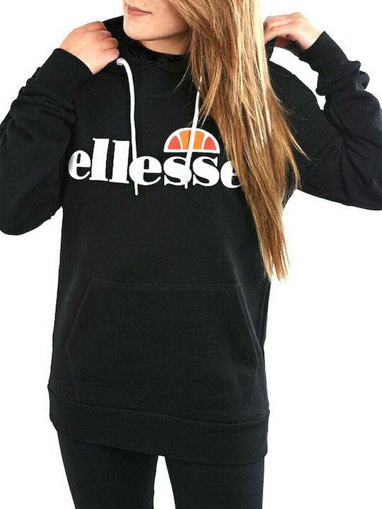 Ellesse Torices Γυναικείο Φούτερ με Κουκούλα Μαύρο