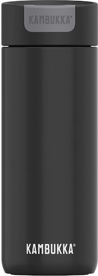 Kambukka Olympus Bottle Thermos Stainless Steel BPA Free 500ml Darkness with Mouthpiece