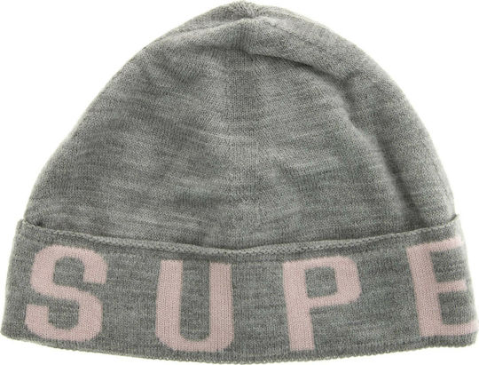 Urban Logo Beanie Beanie Knitted in Gray color
