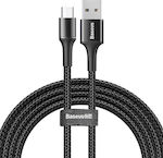 Baseus Halo Braided USB 2.0 to micro USB Cable Μαύρο 2m (CAMGH-C01 )