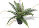 vidaXL Artificial Plant in Pot Fern Φτέρη Green 50cm 1pcs