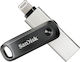 Sandisk iXpand 256GB USB 3.1 Stick with connection Lightning & USB-A Black