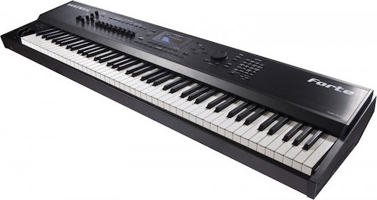 Kurzweil Electric Stage Piano Forte with 88 Weighted Keys and Connection with Headphones and Computer Black