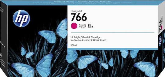 HP 766 Original InkJet Printer Ink Magenta (P2V90A)