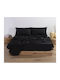Nef-Nef Homeware Sheet Super-Double with Elastic 160x200+30cm. Basic 1136 Black