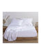 Nef-Nef Homeware Sheet Super-Double 240x270cm. Elements White