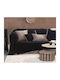 Nef-Nef Homeware Nef-Nef Homeware Ριχτάri Πολυθρόνας Δύο 'Οψεων Βελουτέ 180x180εκ. Schwarz/Mocca