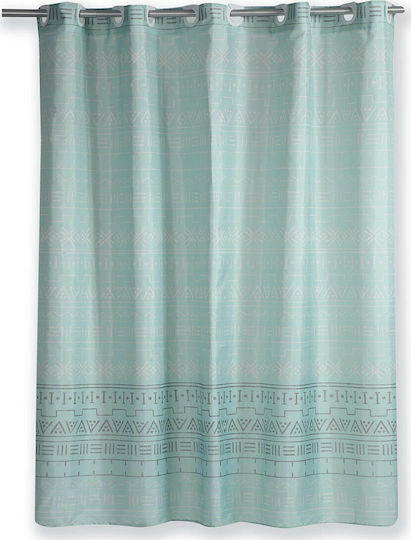 Nef-Nef Homeware Hartum Κουρτίνα Μπάνιου 180x180cm Aqua