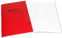 Skag Notebook Essay (with Margin) A4 50 Sheets P.P Red 1pcs