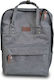 Cangaroo Wickeltasche-Wickelrucksack Alice 107348 Grey 39x16.5x43cm.