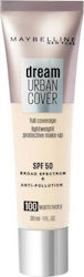 Maybelline Dream Urban Cover Liquid Make Up SPF50 100 Warm Ivory 30ml