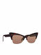 Italia Independent I-Plastik Women's Sunglasses with Brown Tartaruga Frame 0908.092.000