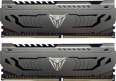 Patriot Viper Steel 16GB DDR4 RAM with 2 Modules (2x8GB) and 3733 Speed for Desktop