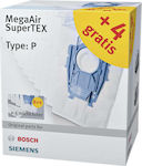 Siemens VZ123FP Type P Vacuum Cleaner Bags 12pcs Compatible with Bosch / Siemens Vacuum Cleaners