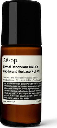 Aesop Herbal Deodorant Deodorant sub formă de Roll-On Fără aluminiu 50ml