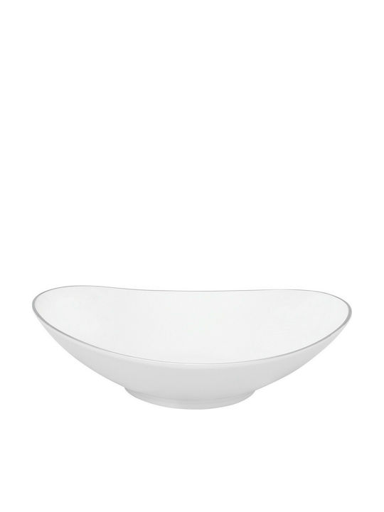 Ιωνία Σαλατιέρα Genesis Salad Bowl Porcelain Λευκή 28x28cm 1pcs
