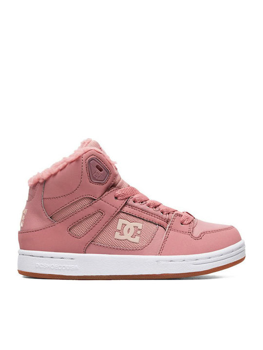 DC Kids Sneakers High Pink