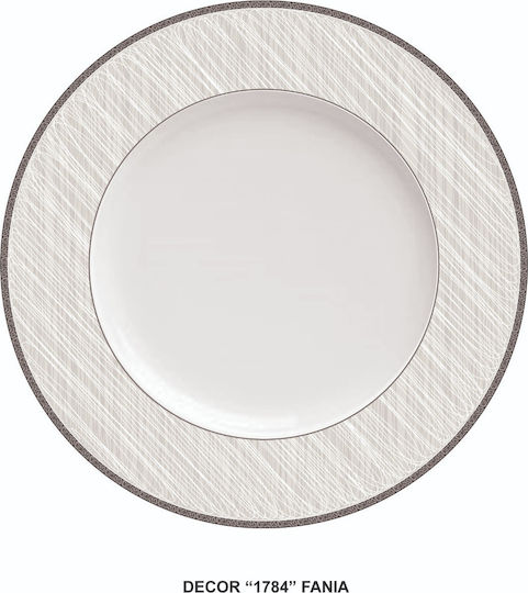 Cryspo Trio Fania Grey Porcelain Dinnerware Set 43.1787.40 20pcs