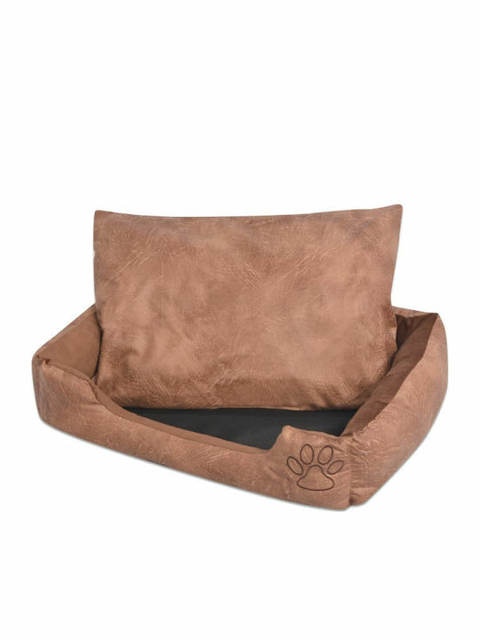 vidaXL Dog Sofa Sofa Dog Bed Beige 50x38cm. 170425