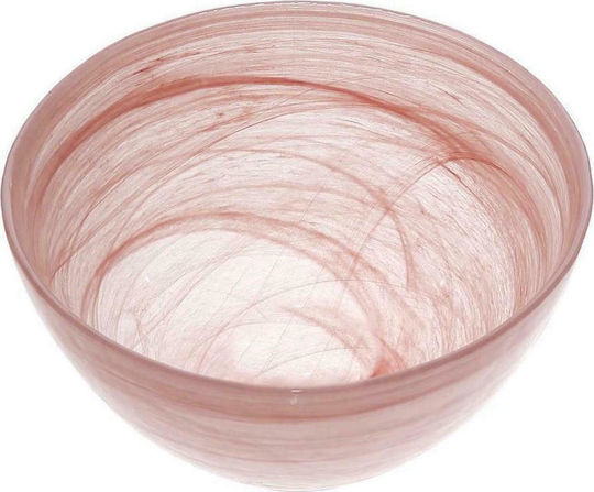 Espiel Atlas Salatschüssel Glas Pink 29x29x14.5cm 1Stück