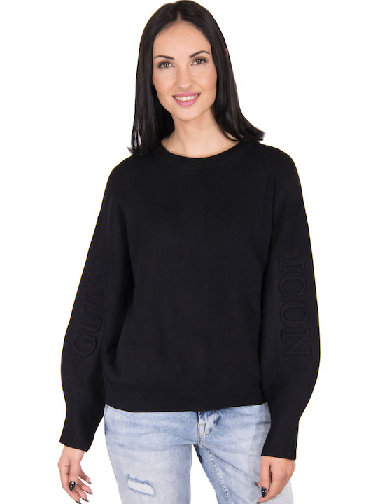 Guess Lorena Women's Long Sleeve Pullover Black