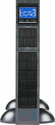 Tescom Prime Plus 1103 SRT UPS On-Line 3000VA 1000W με 8 IEC Πρίζες