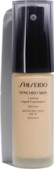 Shiseido Synchro Skin Lasting Liquid Foundation Spf20 Golden 3 30ml