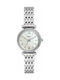 Fossil Carlie Mini Crystals Watch with Silver Metal Bracelet