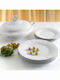 Cryspo Trio Regina Geschirrset aus Porzellan White 53.000.30 72Stück