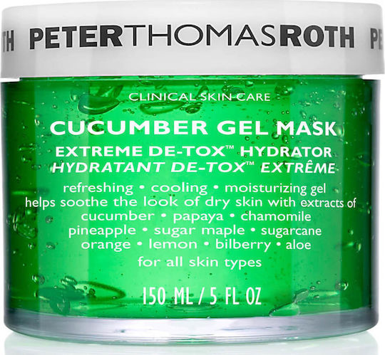 Peter Thomas Roth Cucumber Gel Μάσκα Ομορφιάς Προσώπου για Αναζωογόνηση 150ml